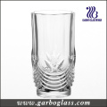 12oz Grabado inferior vidrio transparente vaso / taza de vidrio